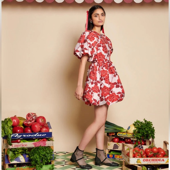 Sister Jane Wild Berry Jacquard Dress - Picture 2 of 7